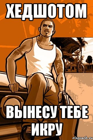 хедшотом вынесу тебе икру, Мем GTA