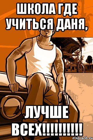 школа где учиться даня, лучше всех!!!, Мем GTA