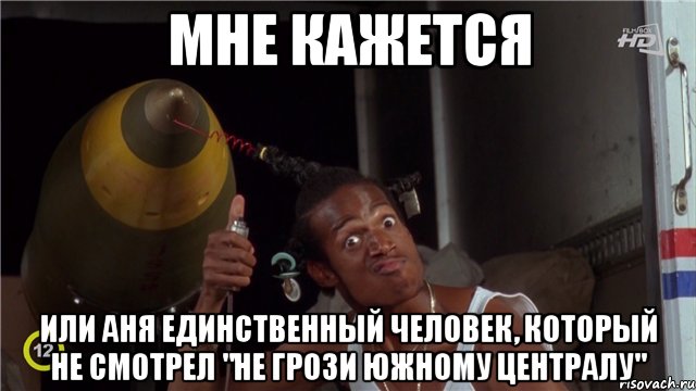 мне кажется или аня единственный человек, который не смотрел "не грози южному централу", Мем лок дог
