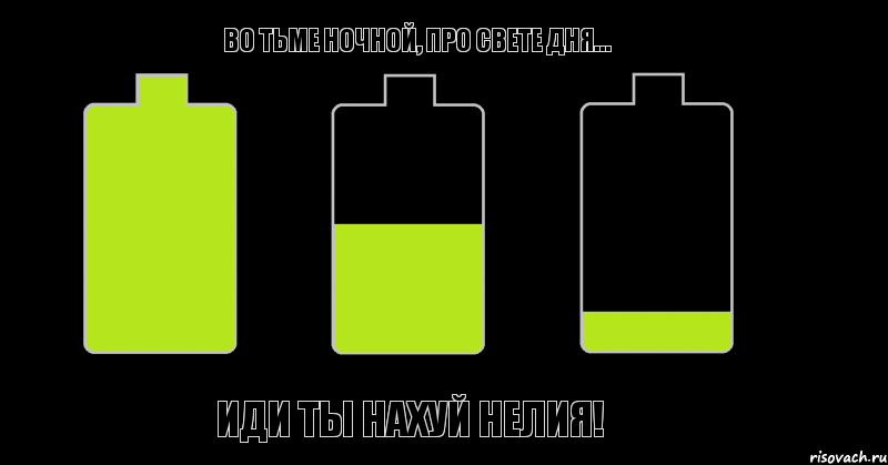 Во тьме ночной, про свете дня... Иди ты нахуй Нелия!, Комикс мем