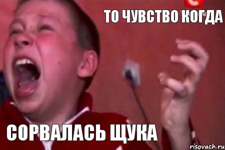 то чувство когда сорвалась щука