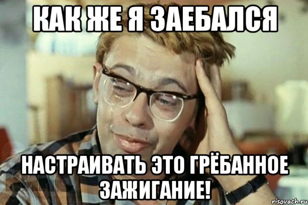 как же я заебался настраивать это грёбанное зажигание!, Мем Шурик (птичку жалко)