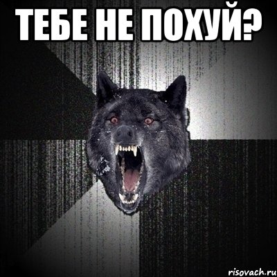 тебе не похуй? , Мем Сумасшедший волк