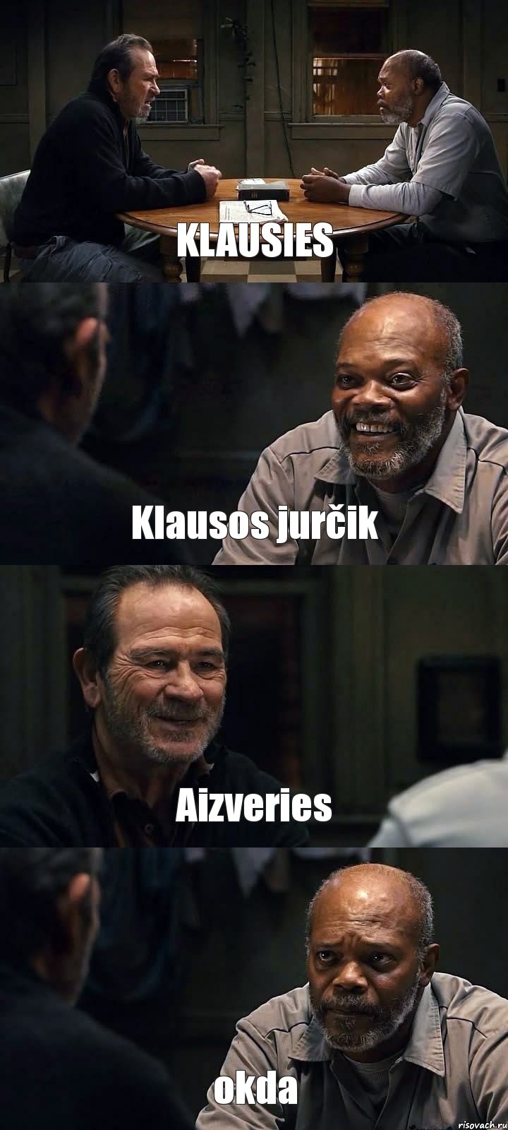 KLAUSIES Klausos jurčik Aizveries okda, Комикс The Sunset Limited