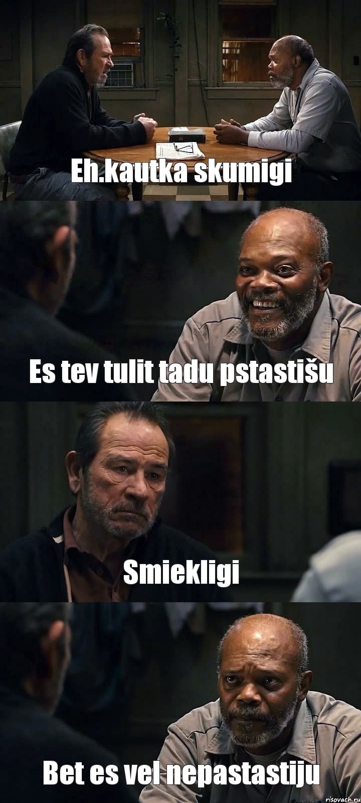 Eh.kautka skumigi Es tev tulit tadu pstastišu Smiekligi Bet es vel nepastastiju, Комикс The Sunset Limited