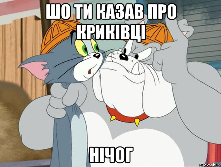 шо ти казав про криківці нічог, Мем том и джерри