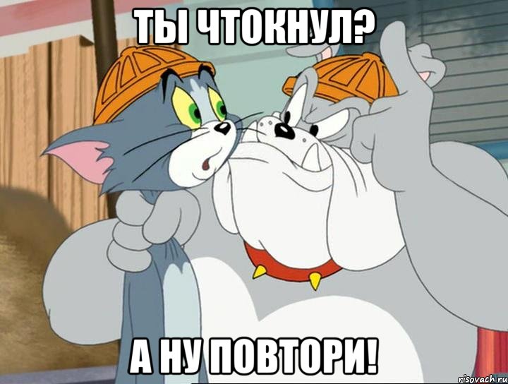 ты чтокнул? а ну повтори!, Мем том и джерри