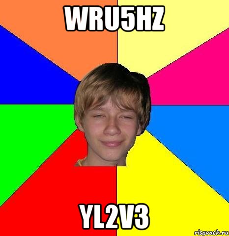 wru5hz yl2v3, Мем Укуренный школьник