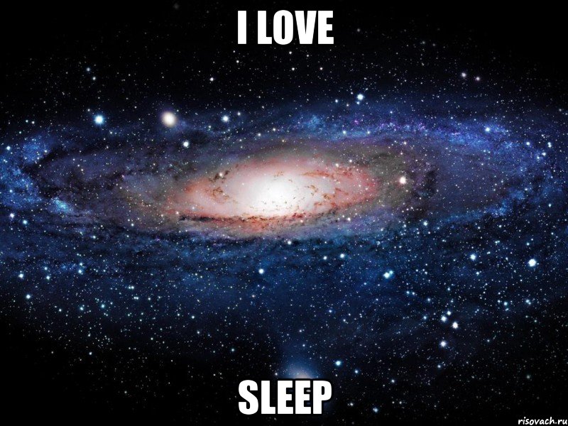 i love sleep, Мем Вселенная