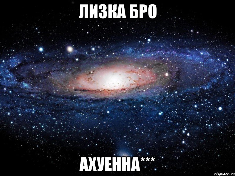 лизка бро ахуенна***, Мем Вселенная