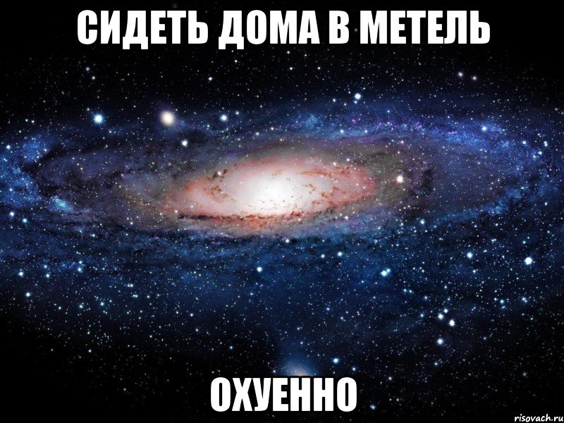 сидеть дома в метель охуенно, Мем Вселенная