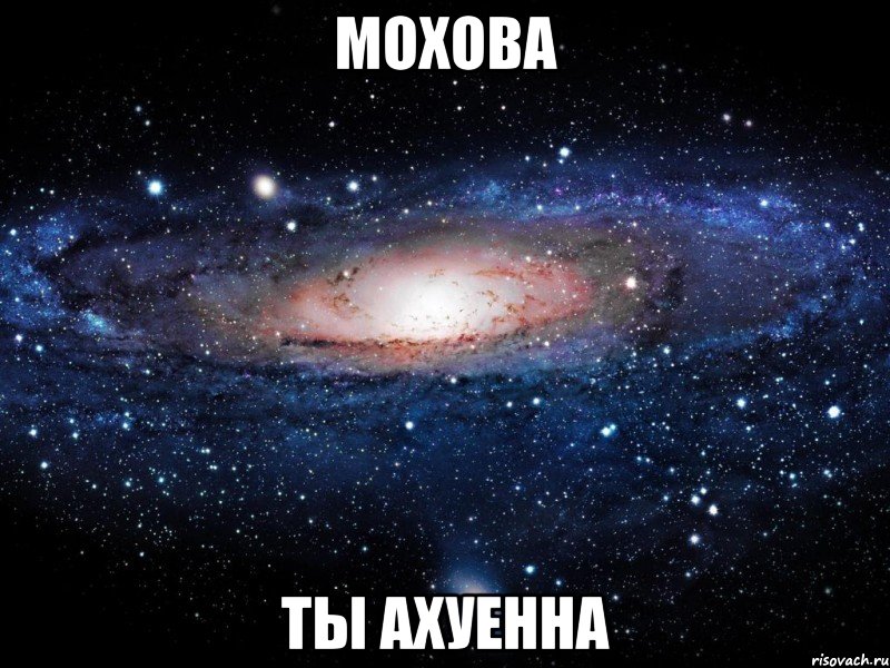 мохова ты ахуенна, Мем Вселенная