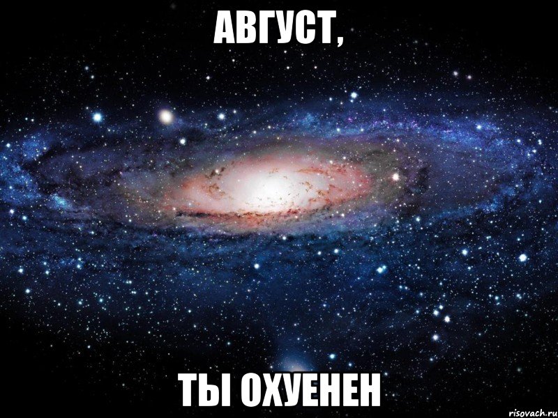 август, ты охуенен, Мем Вселенная