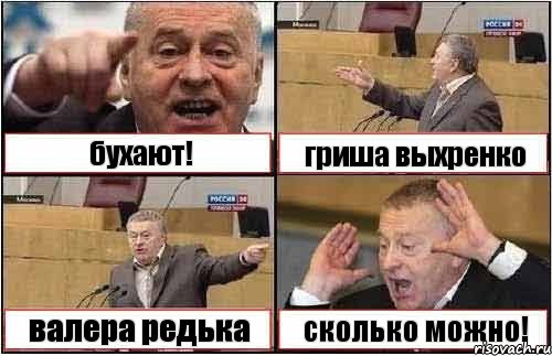 бухают! гриша выхренко валера редька сколько можно!, Комикс жиреновский