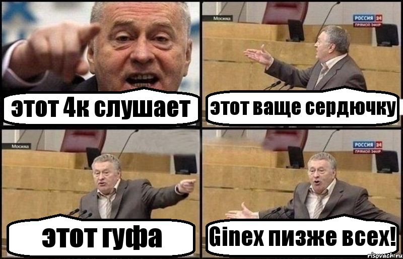 этот 4к слушает этот ваще сердючку этот гуфа Ginex пизже всех!, Комикс Жириновский