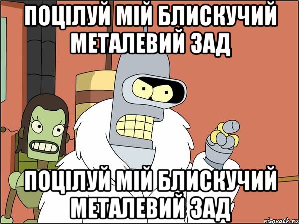 поцілуй мій блискучий металевий зад поцілуй мій блискучий металевий зад, Мем Бендер