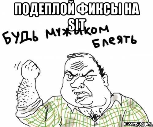 подеплой фиксы на sit , Мем блять