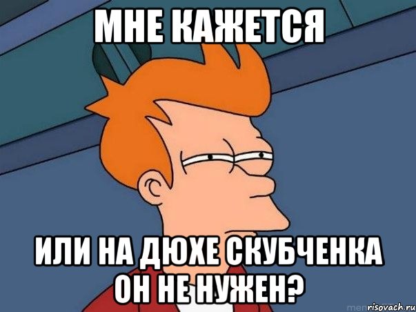 мне кажется или на дюхе скубченка он не нужен?, Мем  Фрай (мне кажется или)