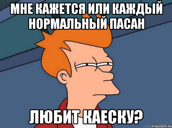 мне кажется или каждый нормальный пасан любит каеску?, Мем  Фрай (мне кажется или)