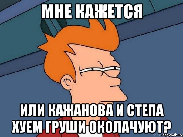 мне кажется или кажанова и степа хуем груши околачуют?, Мем  Фрай (мне кажется или)