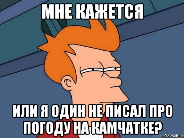 мне кажется или я один не писал про погоду на камчатке?, Мем  Фрай (мне кажется или)