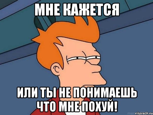 мне кажется или ты не понимаешь что мне похуй!, Мем  Фрай (мне кажется или)