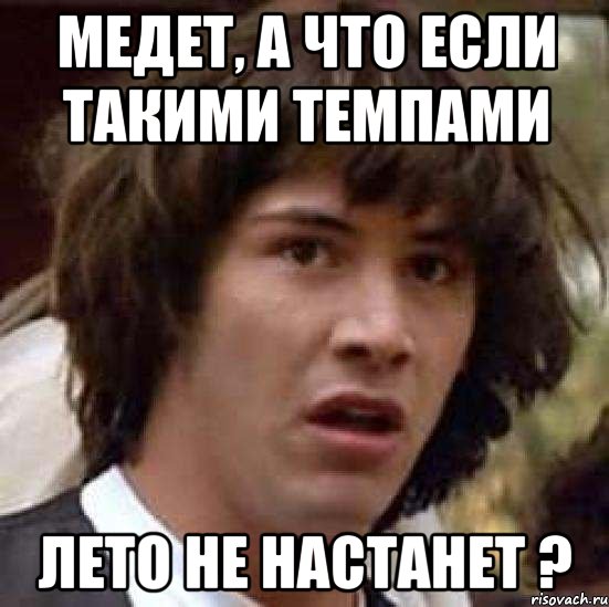 медет, а что если такими темпами лето не настанет ?, Мем А что если (Киану Ривз)