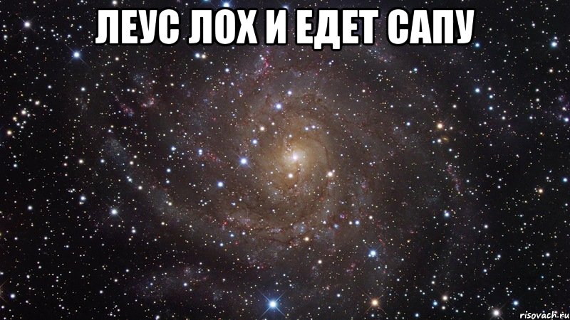 леус лох и едет сапу , Мем  Космос (офигенно)