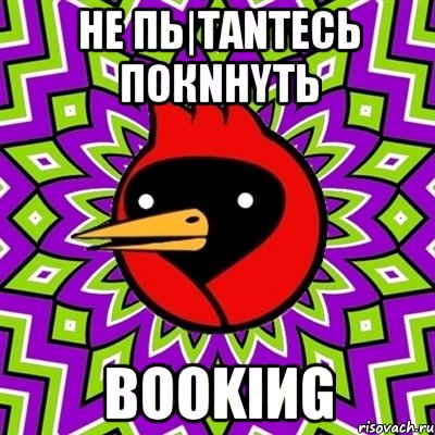 не пь|таnтесь покnнyть bookiиg, Мем Омская птица