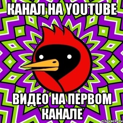 канал на youtube видео на первом канале, Мем Омская птица