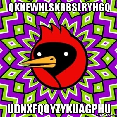 qknewnlskrbslryhgq udnxfqoyzykuagphu, Мем Омская птица