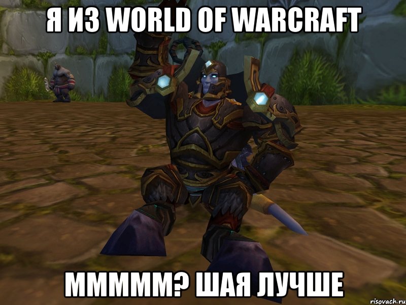 я из world of warcraft ммммм? шая лучше, Мем паладин