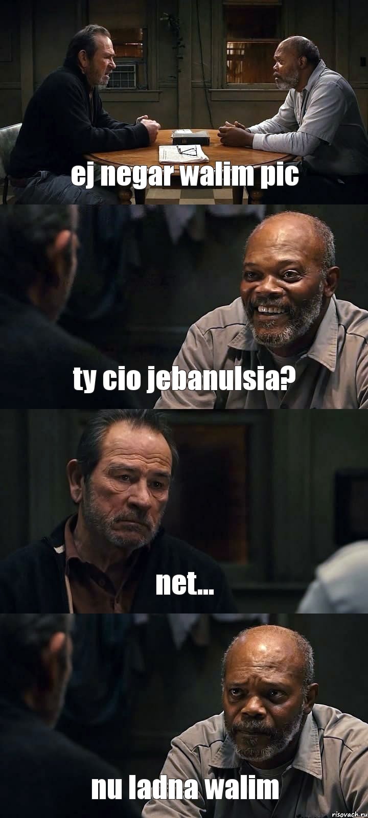 ej negar walim pic ty cio jebanulsia? net... nu ladna walim, Комикс The Sunset Limited