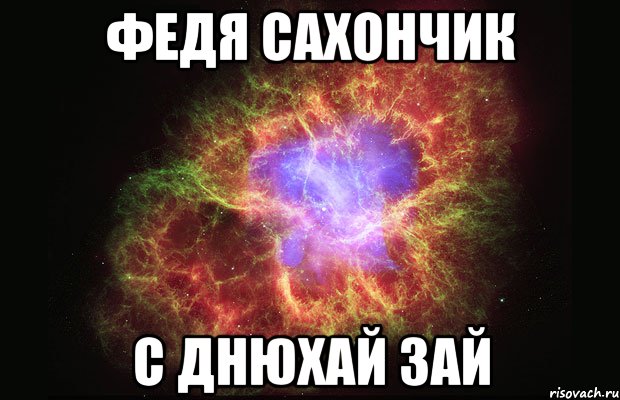 федя сахончик с днюхай зай