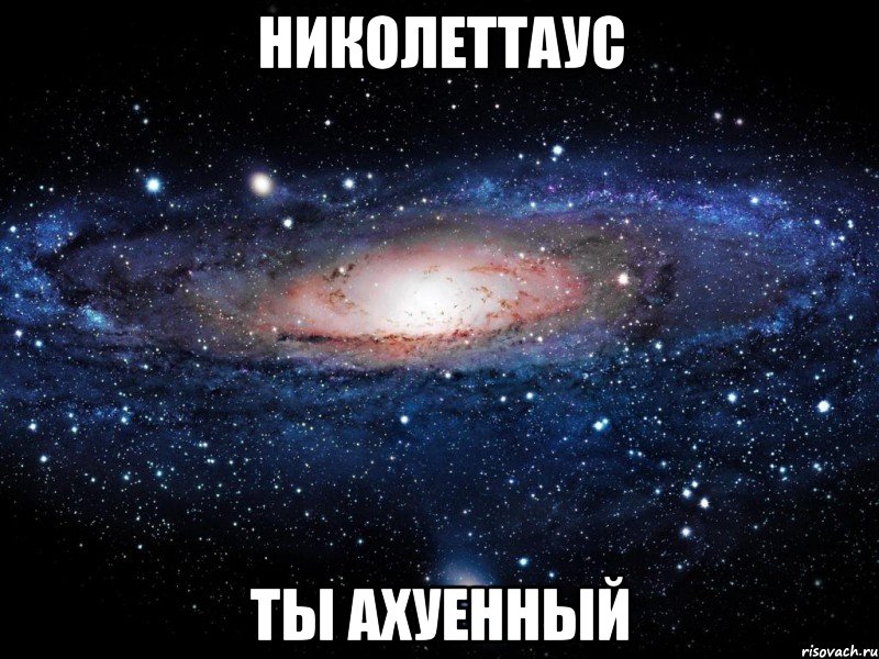 николеттаус ты ахуенный, Мем Вселенная