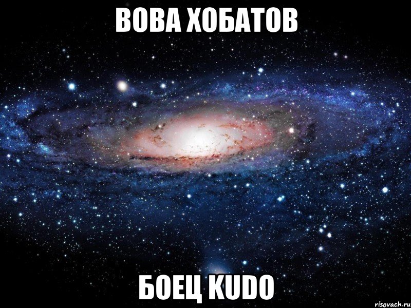 вова хобатов боец kudo, Мем Вселенная