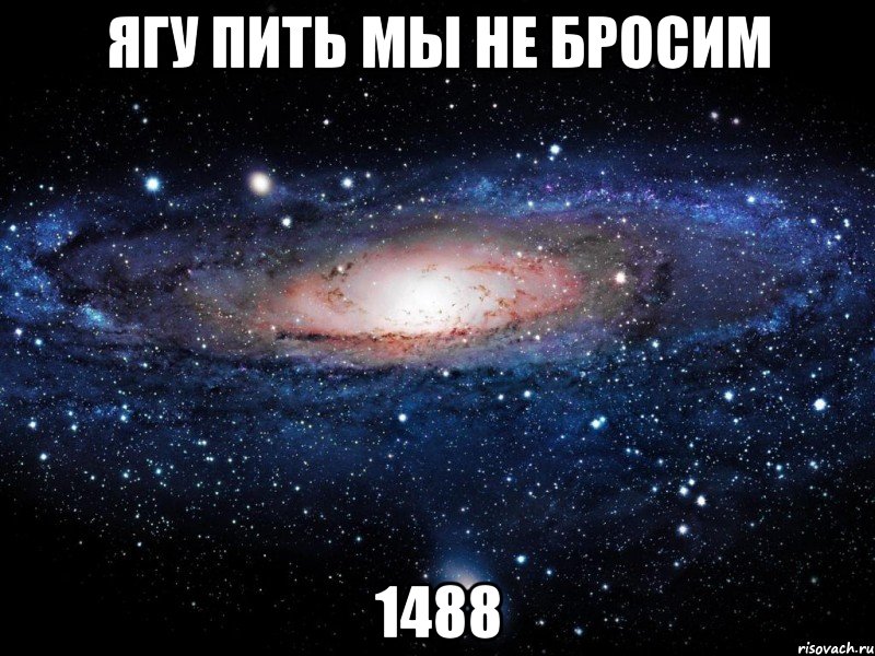 ягу пить мы не бросим 1488, Мем Вселенная