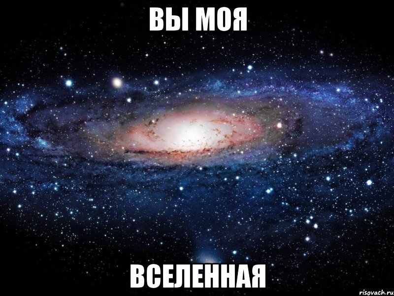 вы моя вселенная, Мем Вселенная