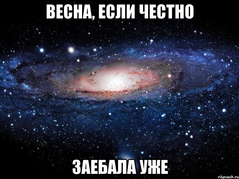 весна, если честно заебала уже, Мем Вселенная