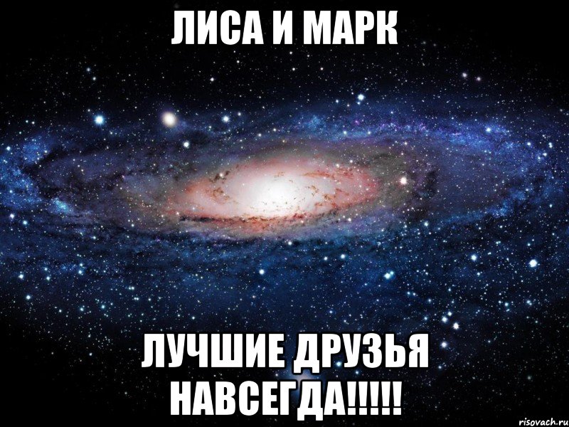 лиса и марк лучшие друзья навсегда!!!, Мем Вселенная