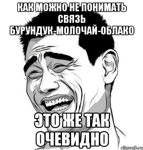 как можно не понимать связь бурундук-молочай-облако это же так очевидно, Мем Яо Мин