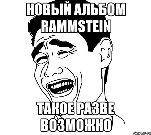 новый альбом rammstein такое разве возможно, Мем Яо минг