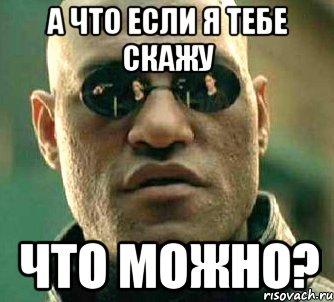 а что если я тебе скажу что можно?