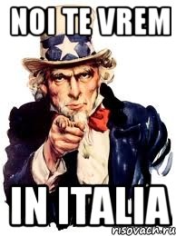 noi te vrem in italia, Мем а ты