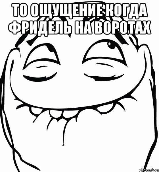 то ощущение когда фридель на воротах 