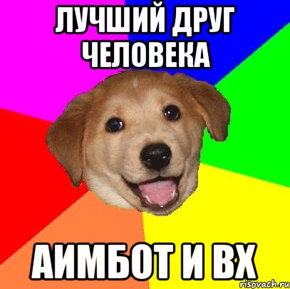 лучший друг человека аимбот и вх, Мем Advice Dog