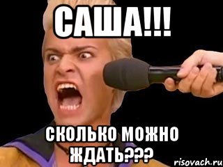 саша!!! сколько можно ждать???