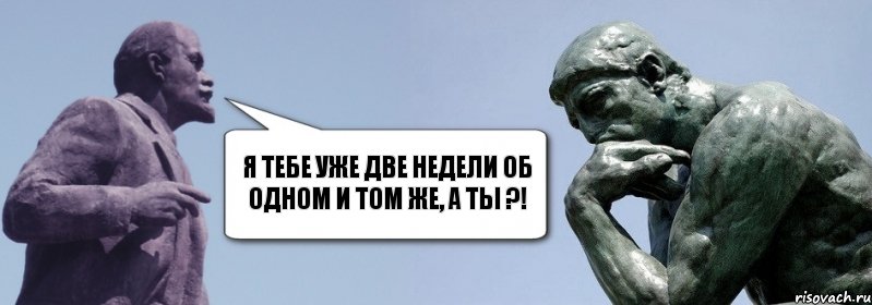 я тебе уже Две недели об одном и том же, а тЫ ?!, Комикс батенька