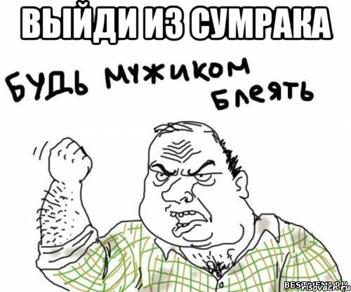 выйди из сумрака , Мем блять