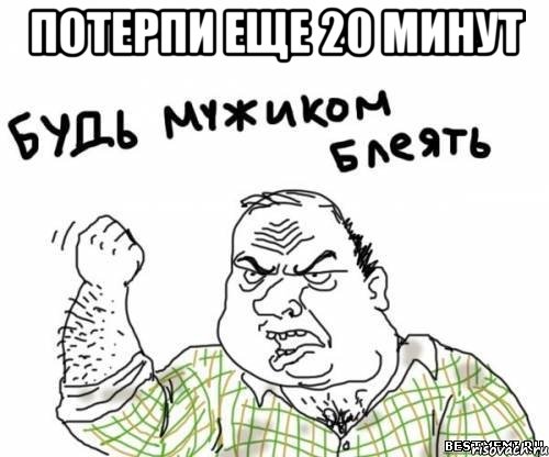 потерпи еще 20 минут , Мем блять